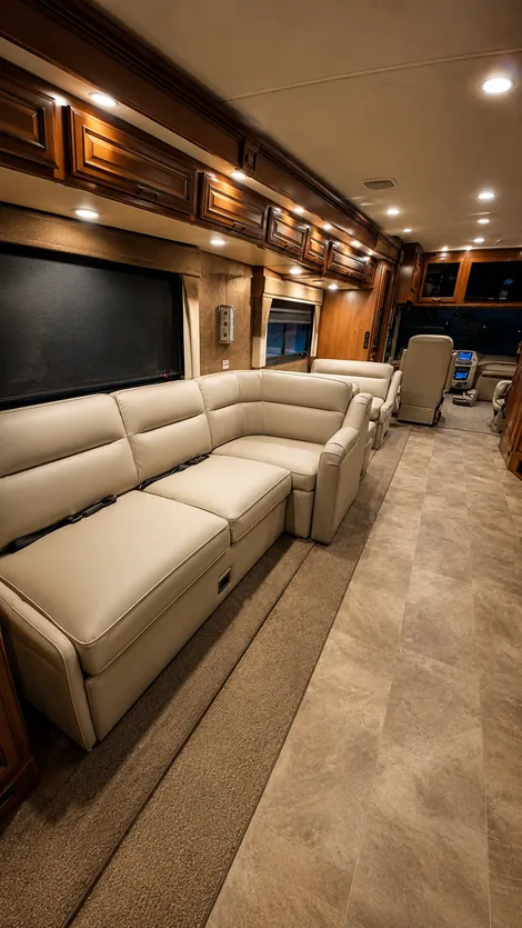 RV and motorhome interior upholstery